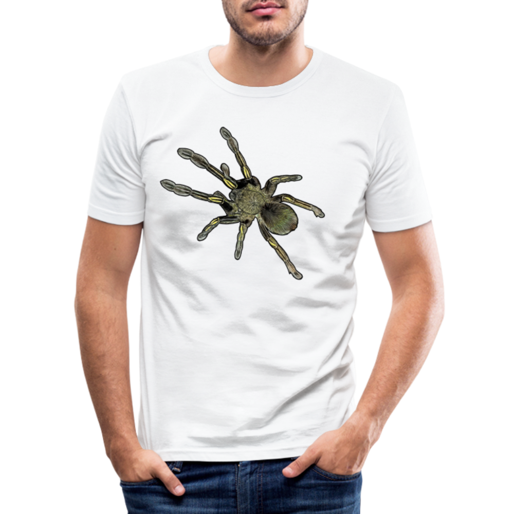Männer Slim Fit T-Shirt Ephebopus murinus - weiß
