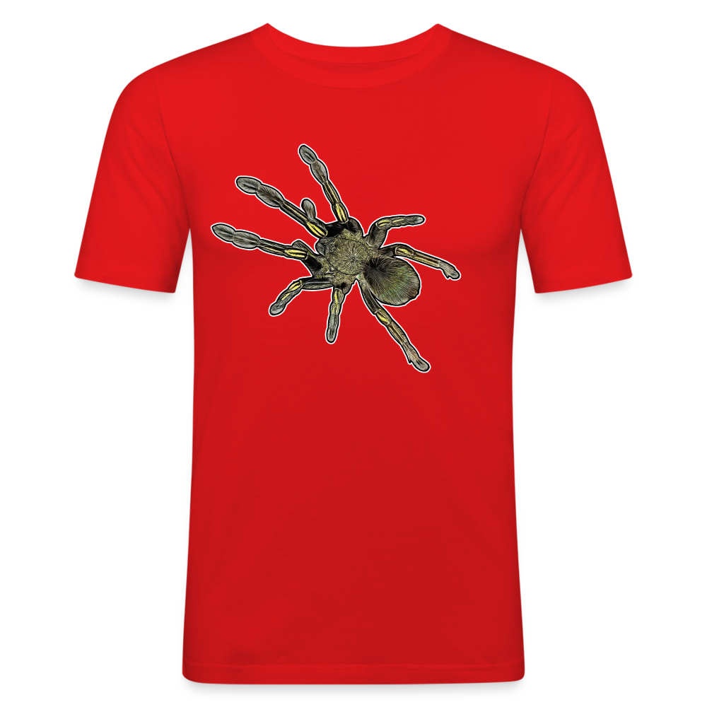 Männer Slim Fit T-Shirt Ephebopus murinus - Rot