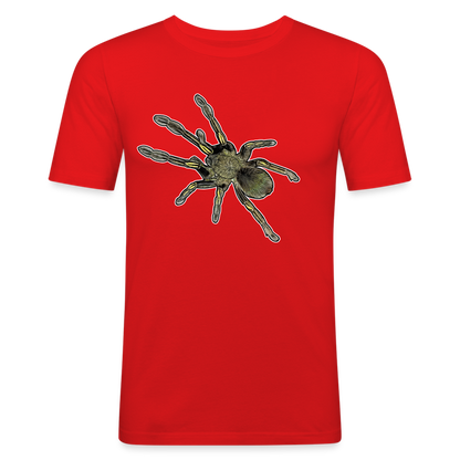 Männer Slim Fit T-Shirt Ephebopus murinus - Rot