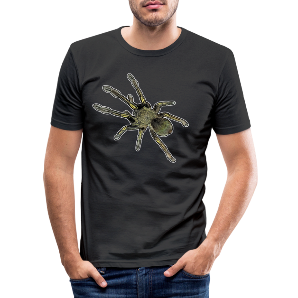 Männer Slim Fit T-Shirt Ephebopus murinus - Schwarz
