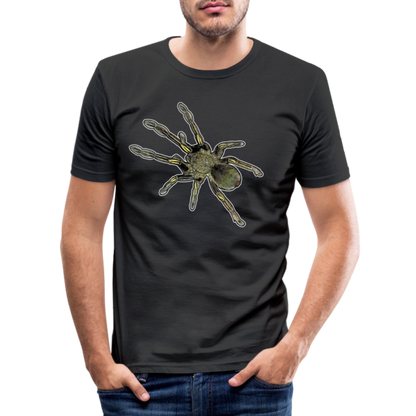 Männer Slim Fit T-Shirt Ephebopus murinus - Schwarz