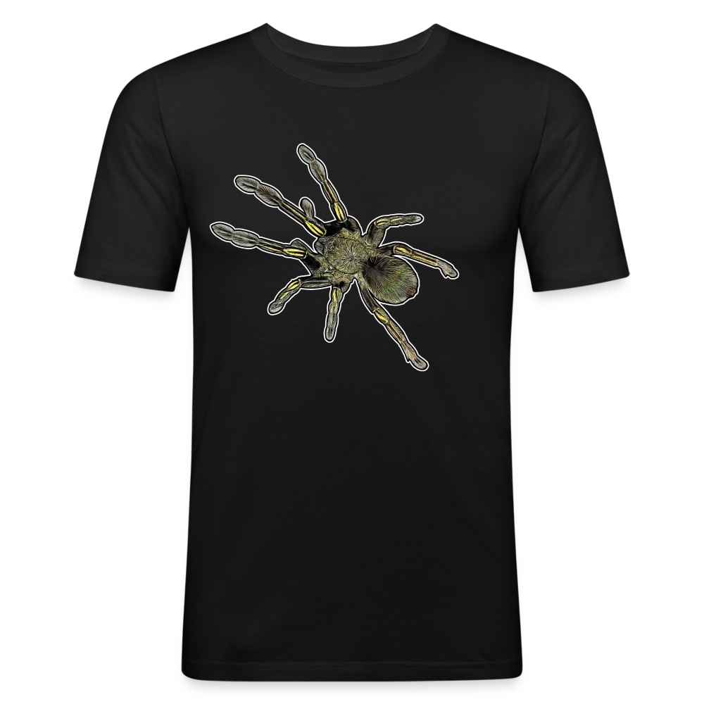 Männer Slim Fit T-Shirt Ephebopus murinus - Schwarz
