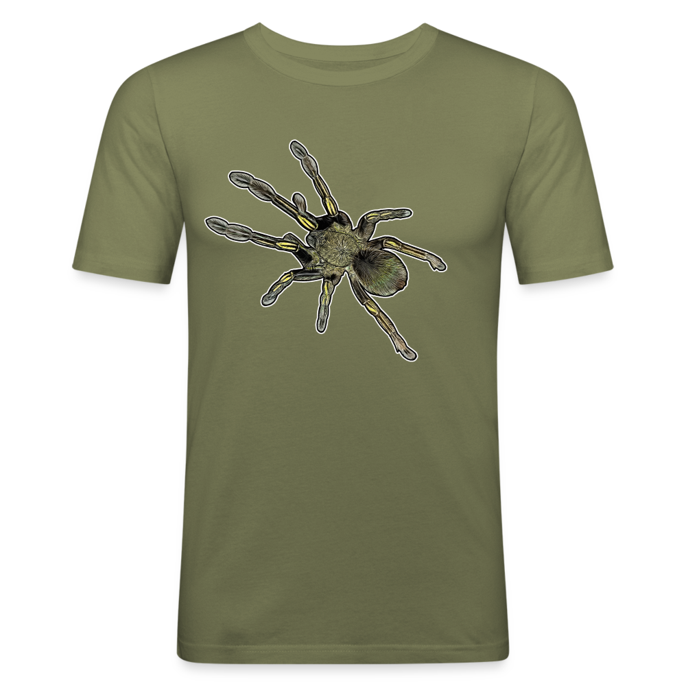 Männer Slim Fit T-Shirt Ephebopus murinus - khaki Grün