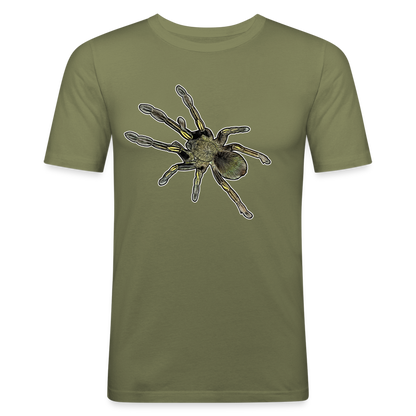 Männer Slim Fit T-Shirt Ephebopus murinus - khaki Grün