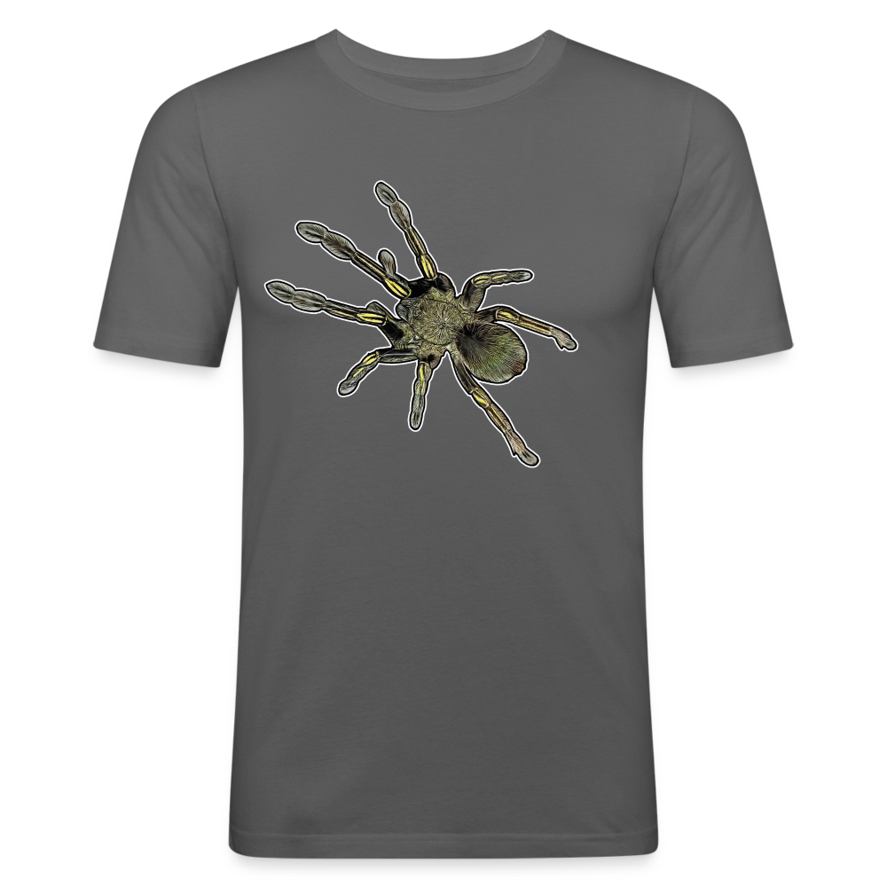 Männer Slim Fit T-Shirt Ephebopus murinus - Graphite