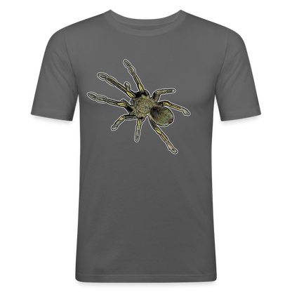 Männer Slim Fit T-Shirt Ephebopus murinus - Graphite