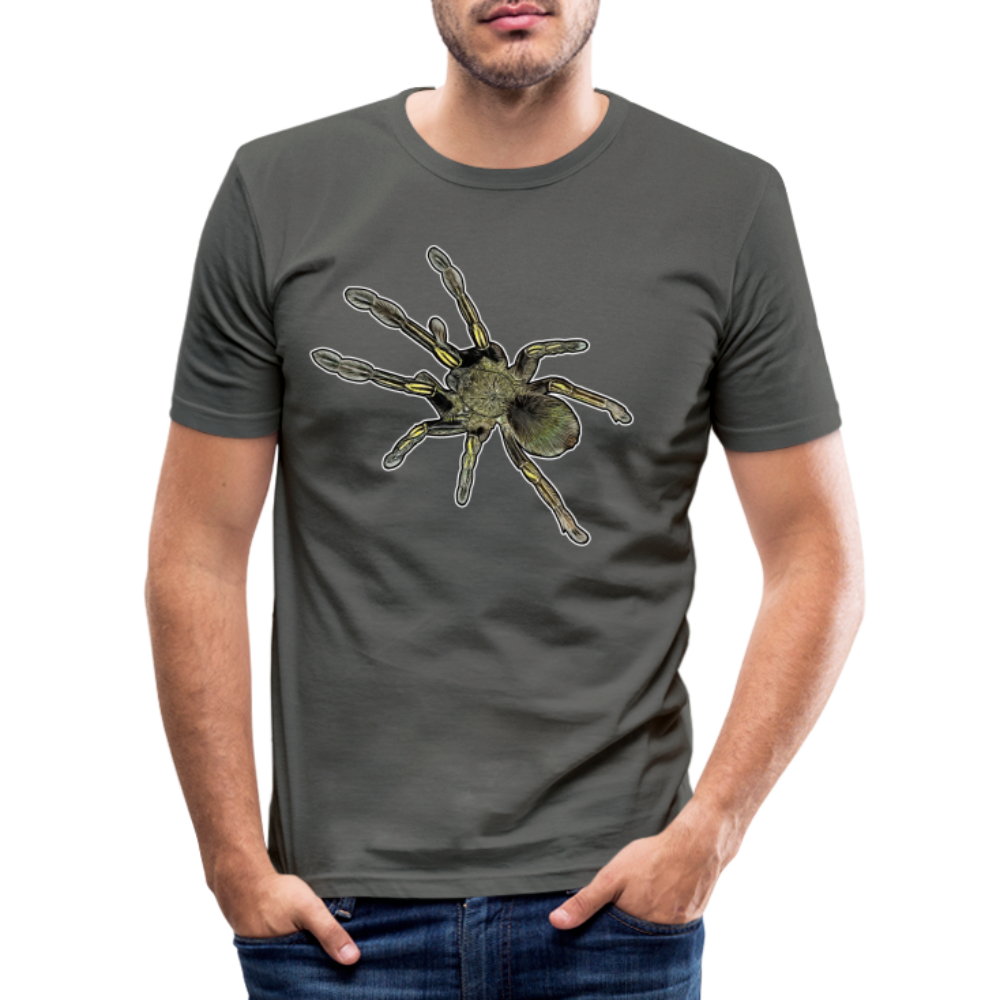 Männer Slim Fit T-Shirt Ephebopus murinus - Graphite