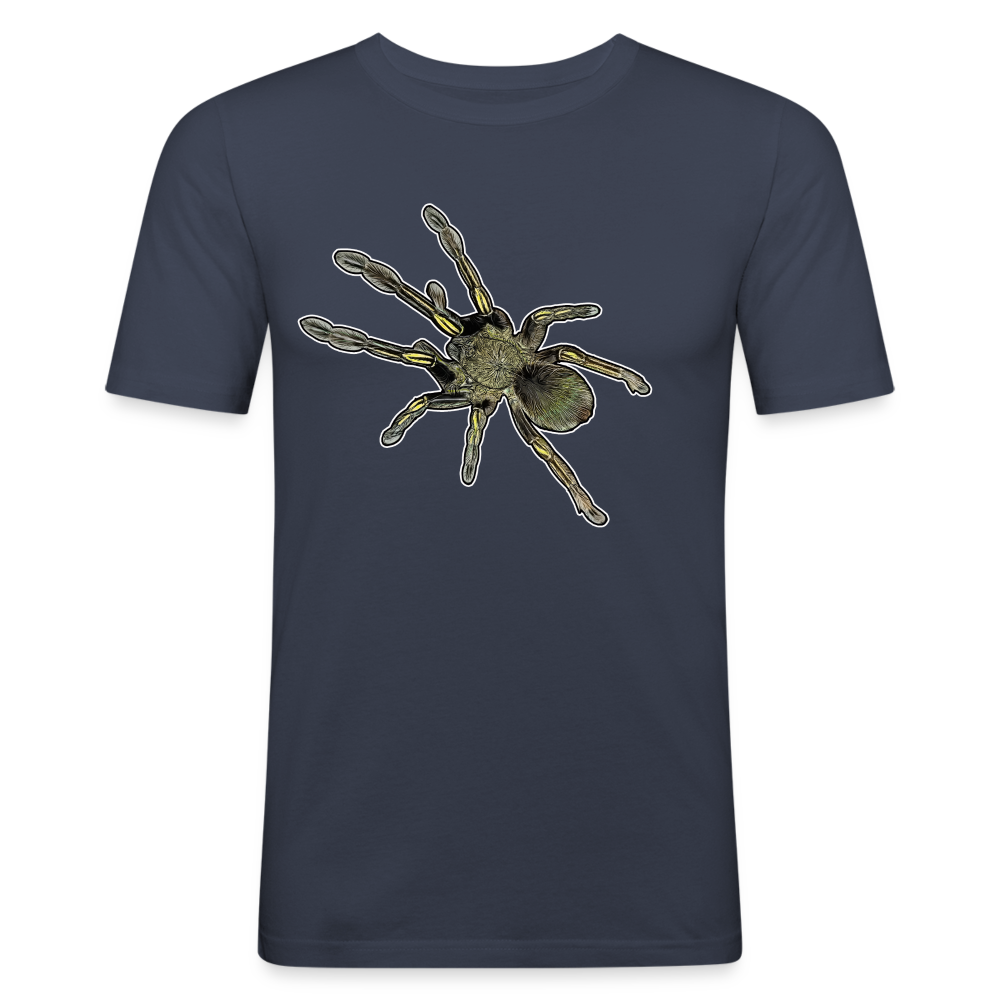 Männer Slim Fit T-Shirt Ephebopus murinus - Navy