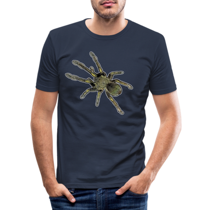 Männer Slim Fit T-Shirt Ephebopus murinus - Navy