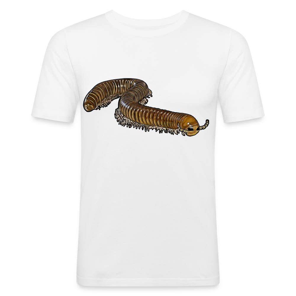 Männer Slim Fit T-Shirt Telodeinopus aoutii - weiß