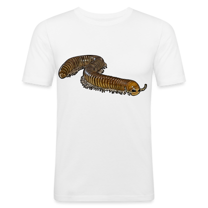 Männer Slim Fit T-Shirt Telodeinopus aoutii - weiß