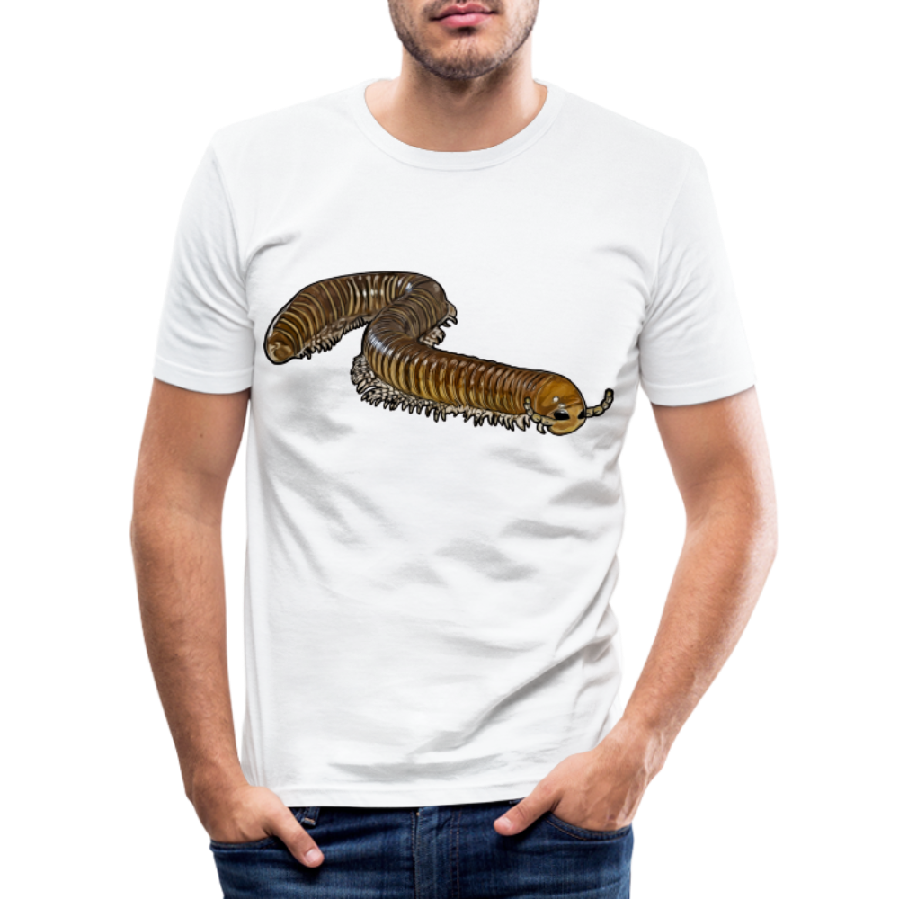 Männer Slim Fit T-Shirt Telodeinopus aoutii - weiß