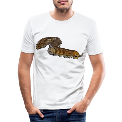 Männer Slim Fit T-Shirt Telodeinopus aoutii - weiß