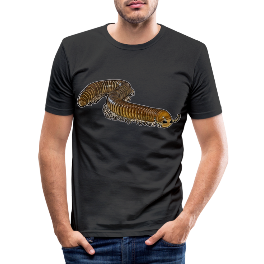 Männer Slim Fit T-Shirt Telodeinopus aoutii - Schwarz