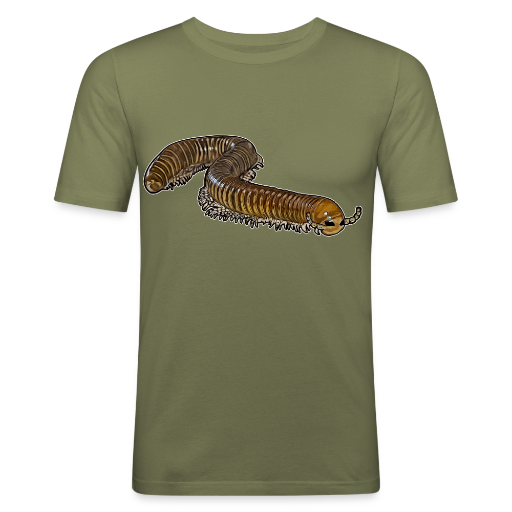 Männer Slim Fit T-Shirt Telodeinopus aoutii - khaki Grün