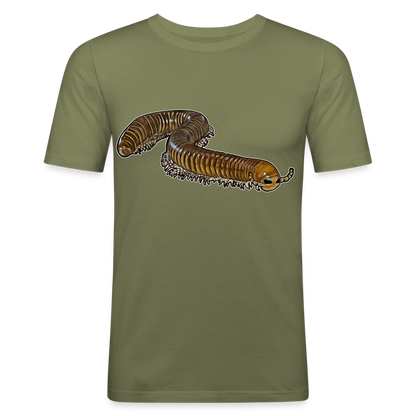 Männer Slim Fit T-Shirt Telodeinopus aoutii - khaki Grün