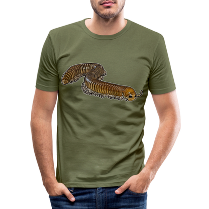 Männer Slim Fit T-Shirt Telodeinopus aoutii - khaki Grün