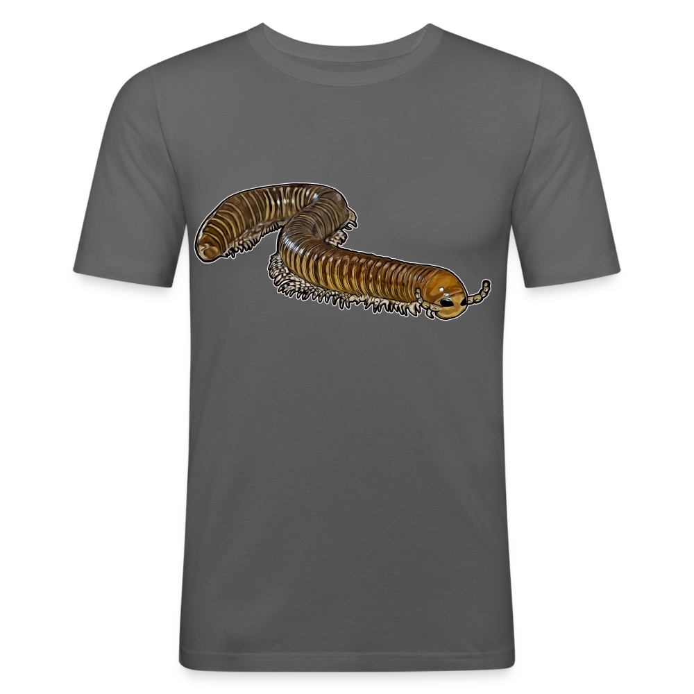 Männer Slim Fit T-Shirt Telodeinopus aoutii - Graphite