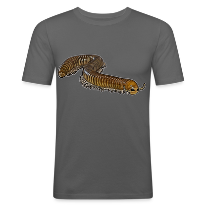 Männer Slim Fit T-Shirt Telodeinopus aoutii - Graphite
