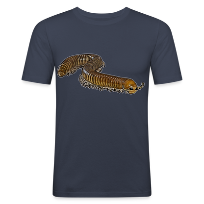 Männer Slim Fit T-Shirt Telodeinopus aoutii - Navy