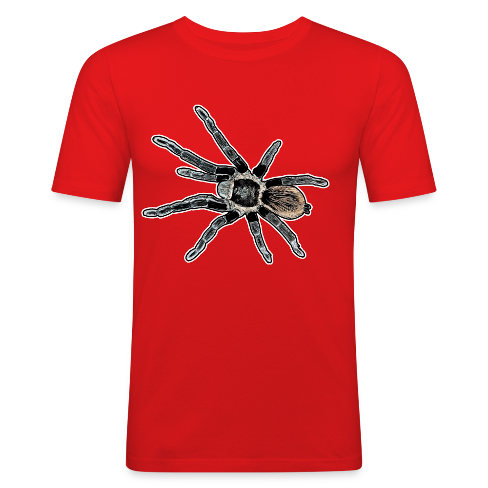 Männer Slim Fit T-Shirt Tliltocatl vagans - Rot