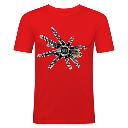 Männer Slim Fit T-Shirt Tliltocatl vagans - Rot