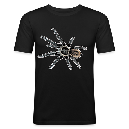 Männer Slim Fit T-Shirt Tliltocatl vagans - Schwarz