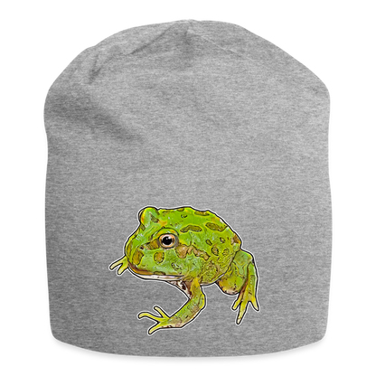 Jersey-Beanie Ceratophrys cranwelli Peppermint Blue - Grau meliert