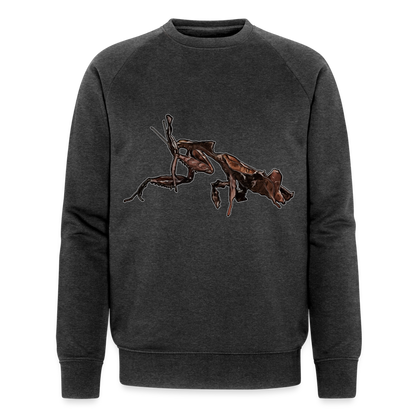 Männer Stanley & Stella Bio-Sweatshirt Phyllocrania paradoxa female 2 - Dunkelgrau meliert
