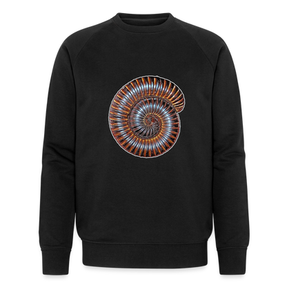 Männer Stanley & Stella Bio-Sweatshirt Archispirostreptus gigas - Schwarz