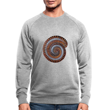Männer Stanley & Stella Bio-Sweatshirt Archispirostreptus gigas - Grau meliert