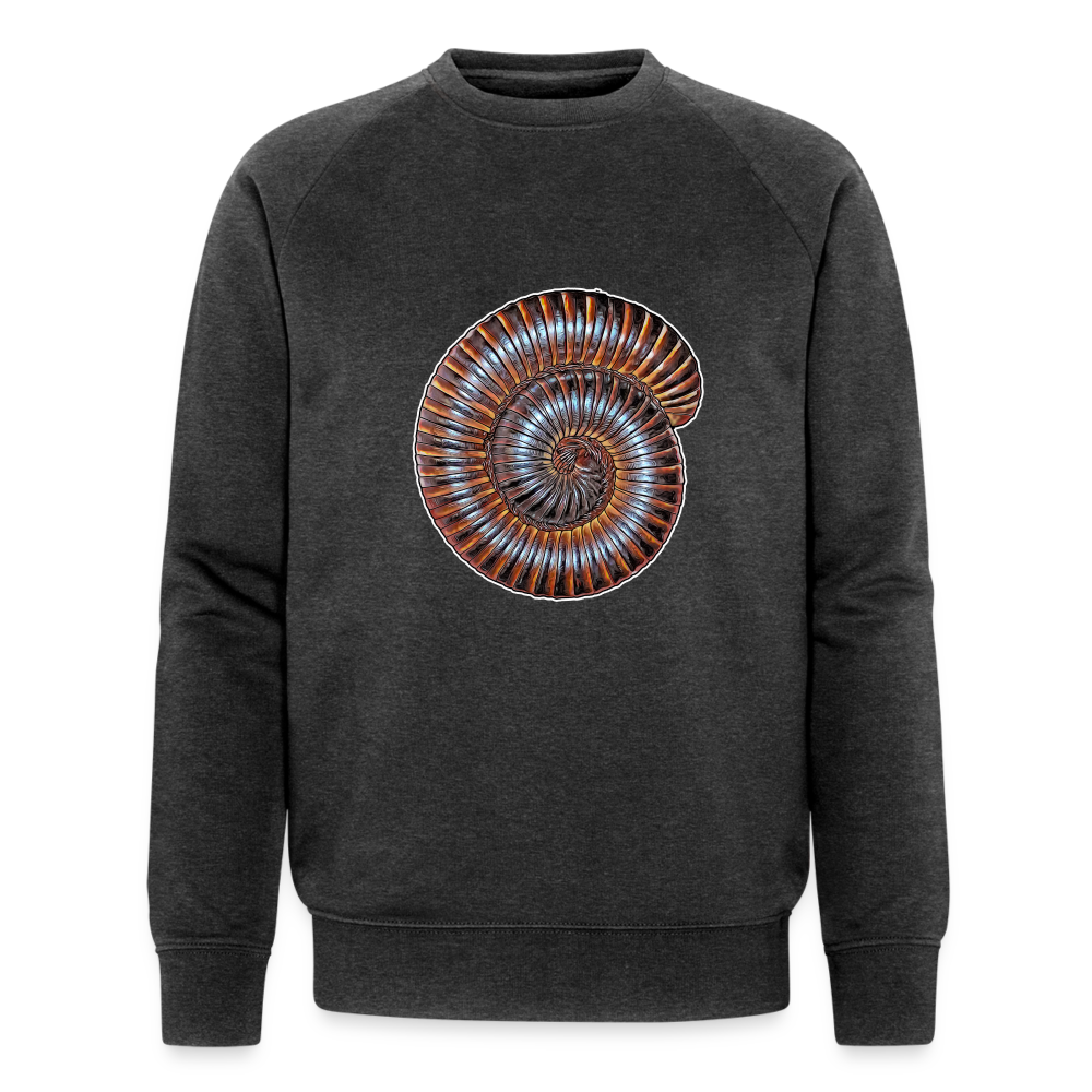 Männer Stanley & Stella Bio-Sweatshirt Archispirostreptus gigas - Dunkelgrau meliert