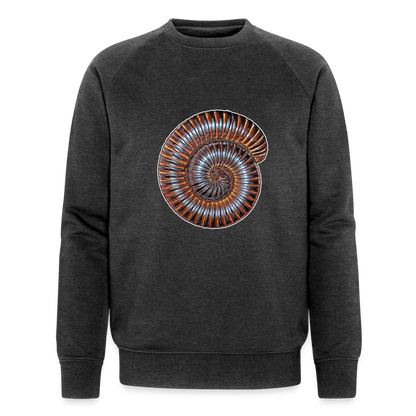 Männer Stanley & Stella Bio-Sweatshirt Archispirostreptus gigas - Dunkelgrau meliert