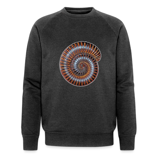 Männer Stanley & Stella Bio-Sweatshirt Archispirostreptus gigas - Dunkelgrau meliert