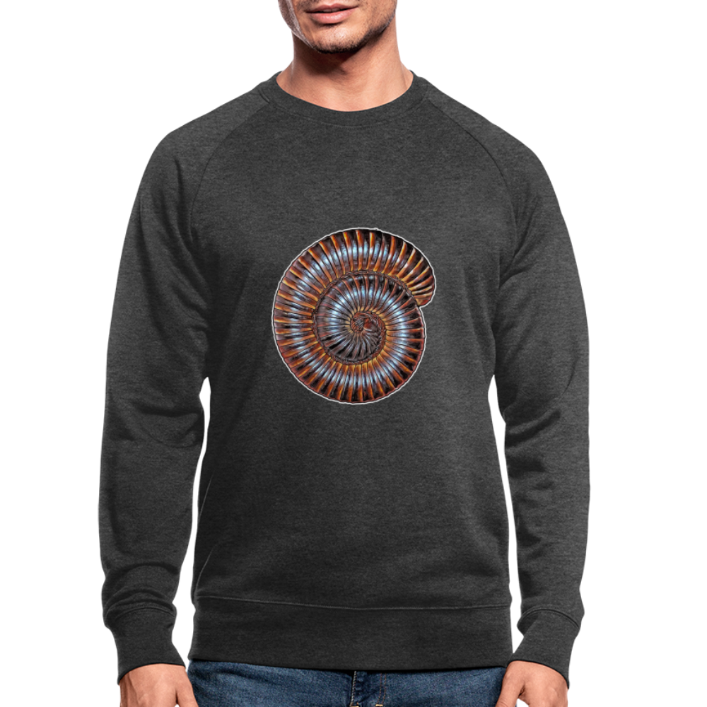 Männer Stanley & Stella Bio-Sweatshirt Archispirostreptus gigas - Dunkelgrau meliert
