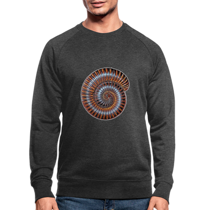 Männer Stanley & Stella Bio-Sweatshirt Archispirostreptus gigas - Dunkelgrau meliert