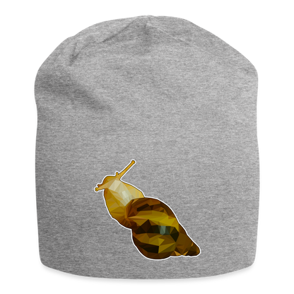 Jersey-Beanie Achatina reticulata Low Poly - Grau meliert