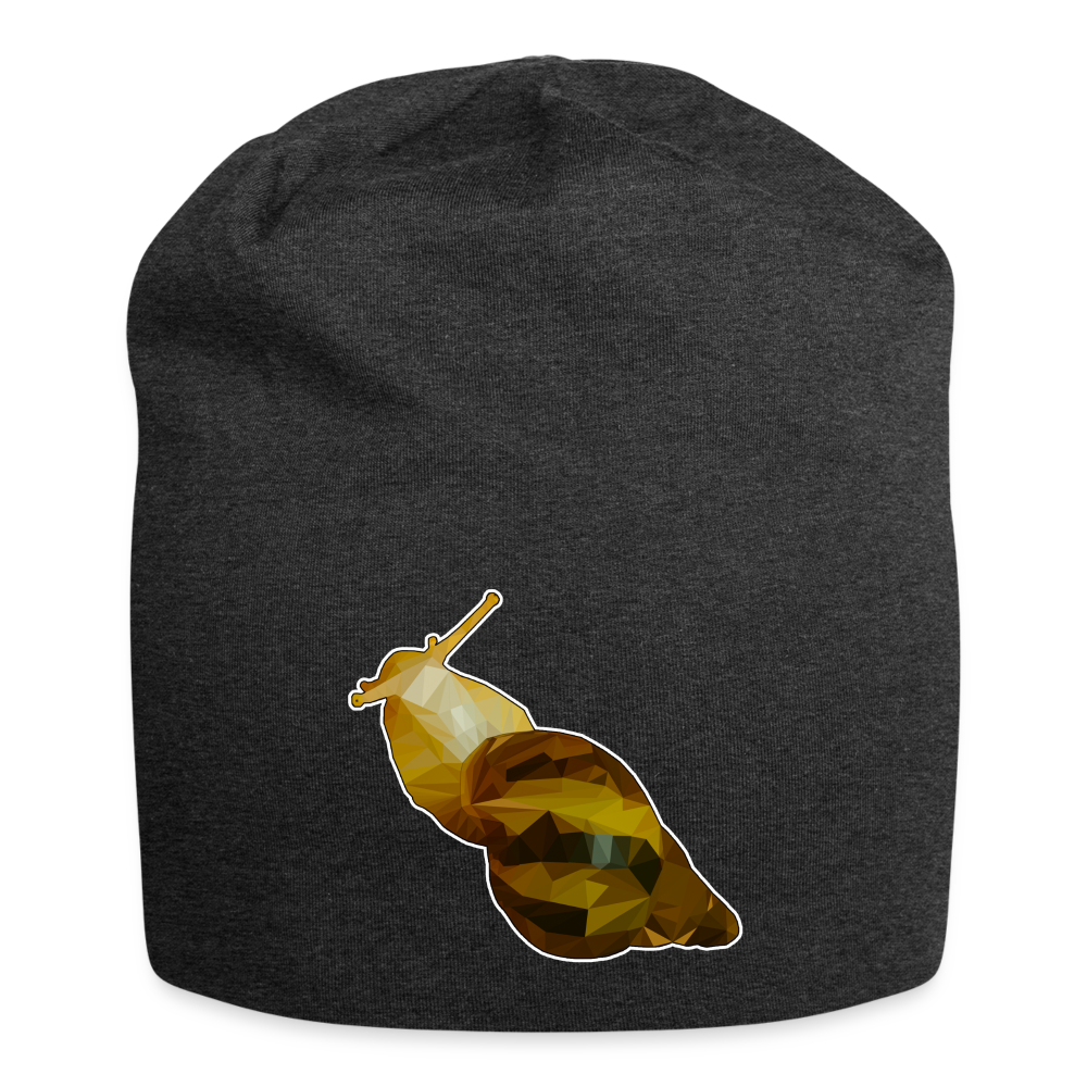 Jersey-Beanie Achatina reticulata Low Poly - Anthrazit