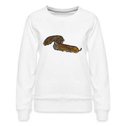 Frauen Pullover Telodeinopus aoutii - weiß