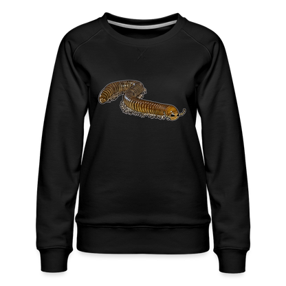 Frauen Pullover Telodeinopus aoutii - Schwarz