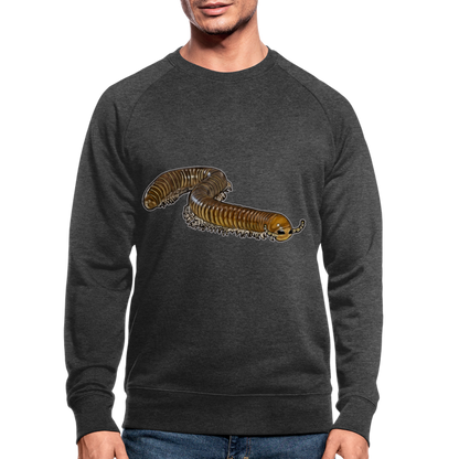 Männer Stanley & Stella Bio-Sweatshirt Telodeinopus aoutii - Dunkelgrau meliert