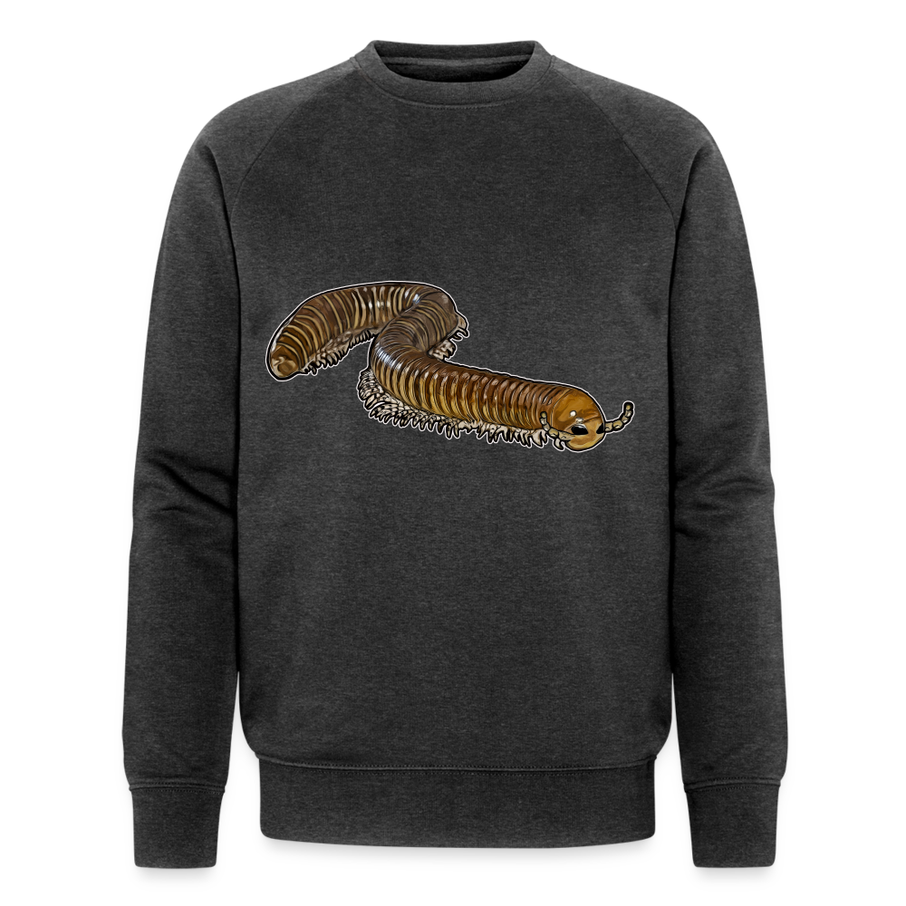 Männer Stanley & Stella Bio-Sweatshirt Telodeinopus aoutii - Dunkelgrau meliert