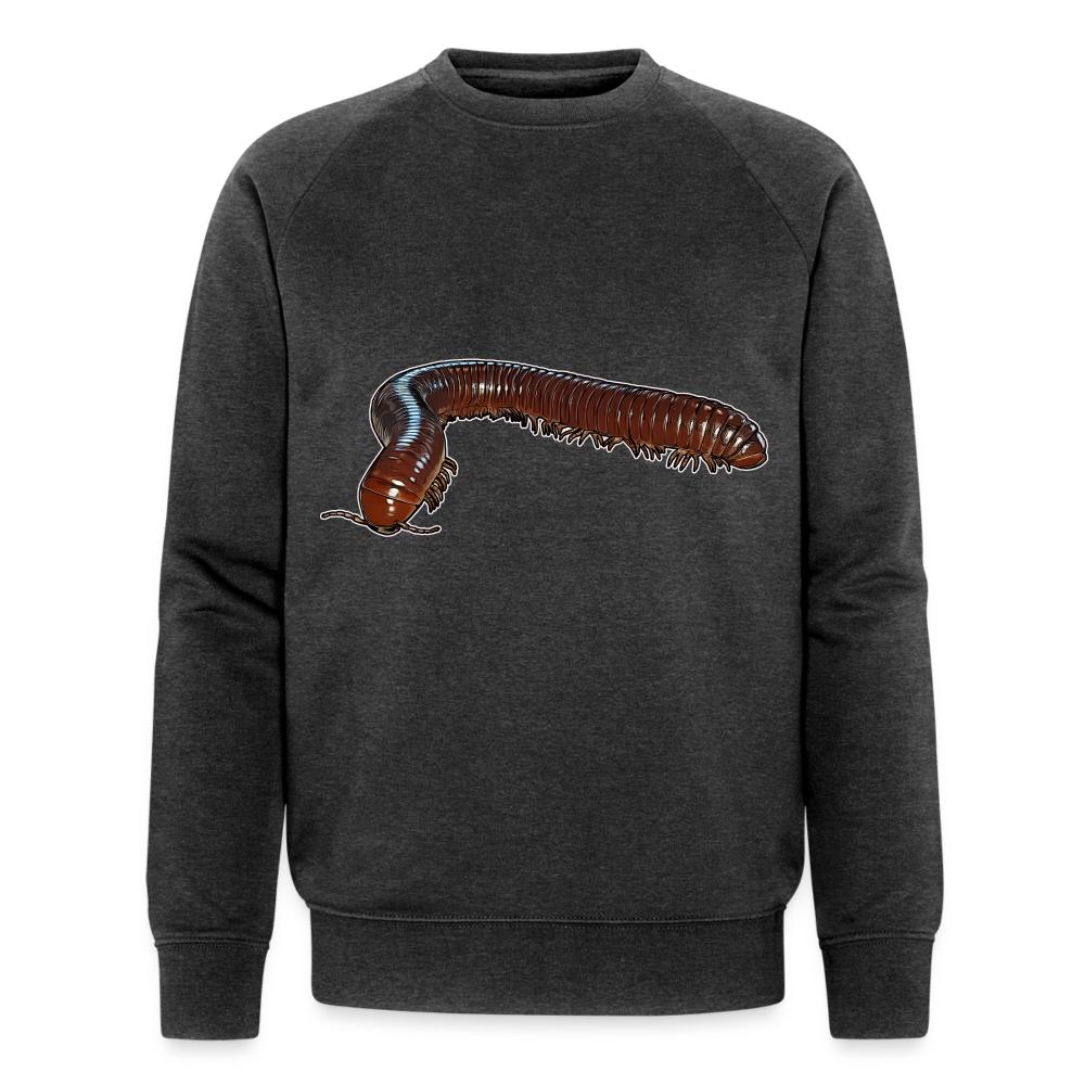 Männer Stanley & Stella Bio-Sweatshirt Ophistreptus guineensis - Dunkelgrau meliert