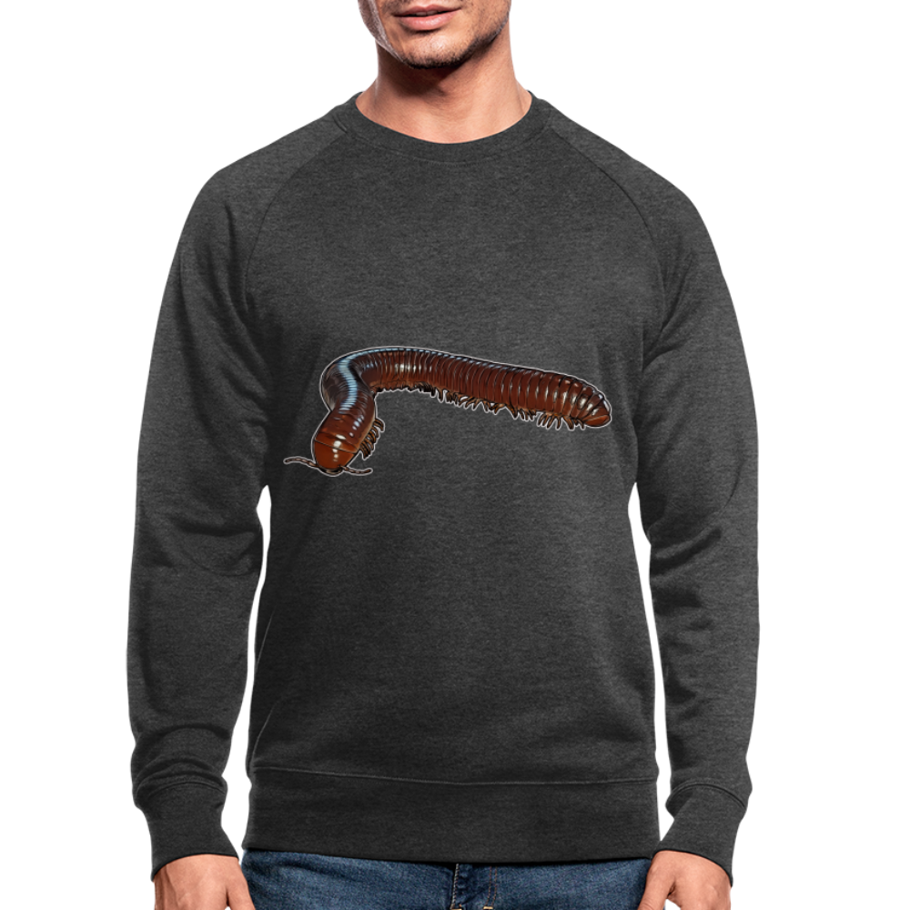 Männer Stanley & Stella Bio-Sweatshirt Ophistreptus guineensis - Dunkelgrau meliert