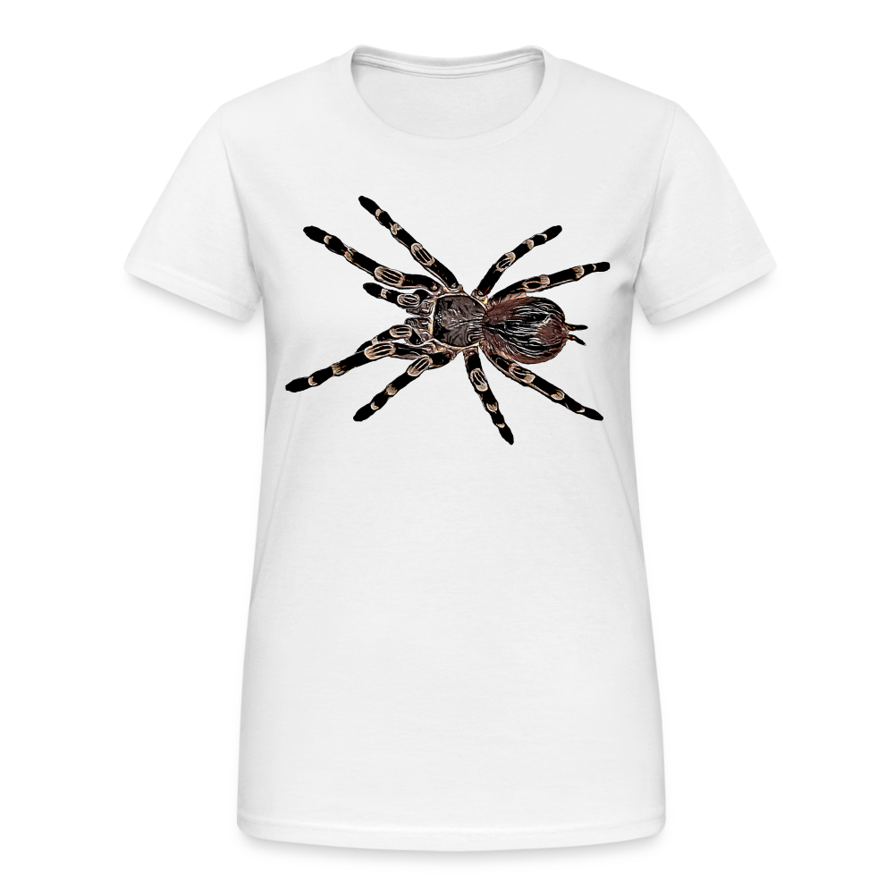 Frauen Gildan Heavy T-Shirt Acanthoscurria geniculata - weiß