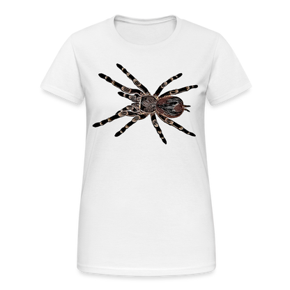 Frauen Gildan Heavy T-Shirt Acanthoscurria geniculata - weiß