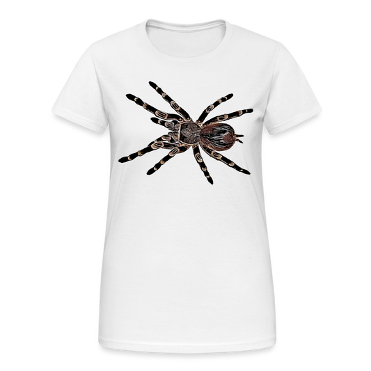 Frauen Gildan Heavy T-Shirt Acanthoscurria geniculata - weiß