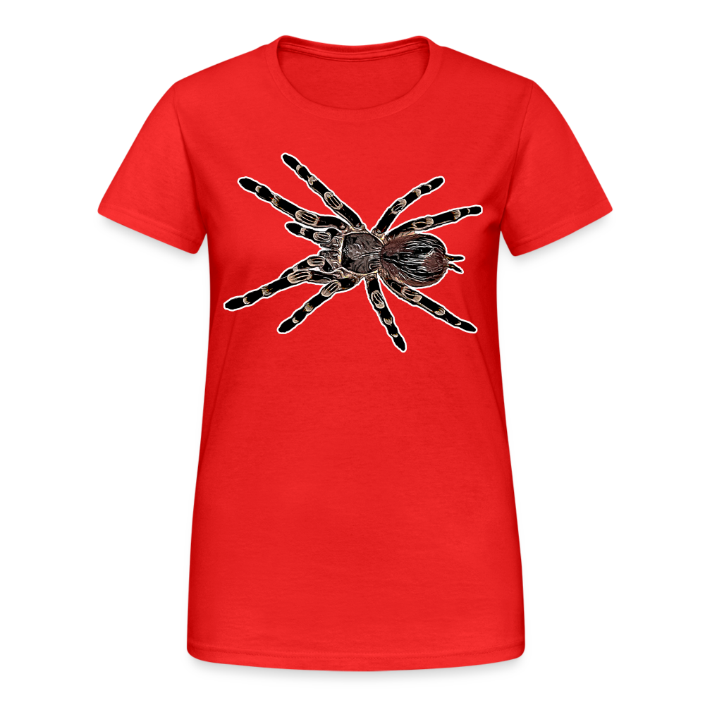 Frauen Gildan Heavy T-Shirt Acanthoscurria geniculata - Rot