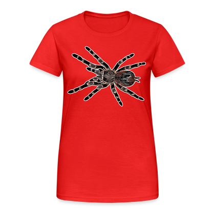 Frauen Gildan Heavy T-Shirt Acanthoscurria geniculata - Rot