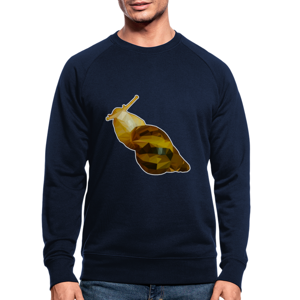 Männer Stanley & Stella Bio-Sweatshirt Achatina reticulata Low Poly - Navy